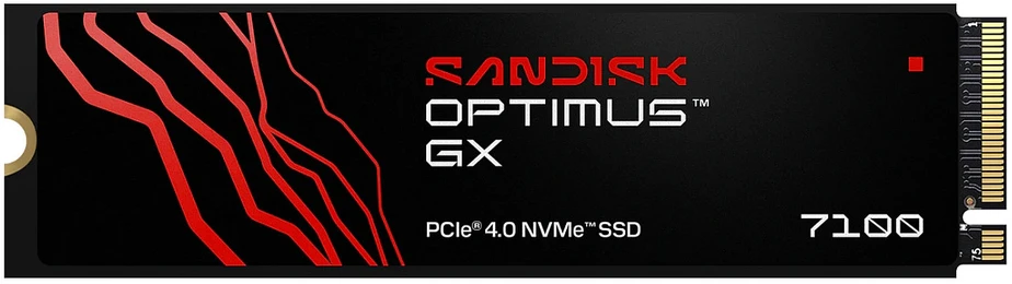 SanDisk Optimus GX 7100 500 GB M.2 PCI Express 4.0 NVMe TLC 3D NAND