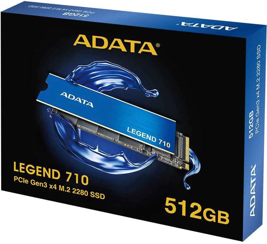 Kietasis diskas ADATA LEGEND 710 PCIe Gen3 x4 M.2 2280, 512GB
