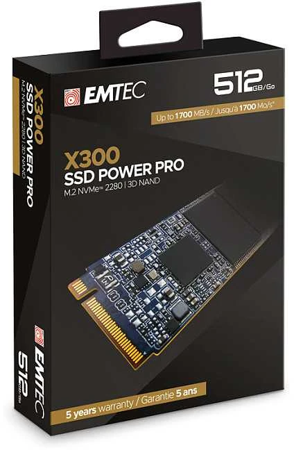 Emtec SSD M2 NVME X300 512GB Power Pro