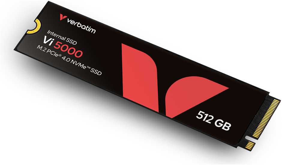 SSD vidinis Verbatim Vi5000 M.2, 31825, 512 GB, juodas, 5000 MB/s-R, NVMe, 2500 MB/s-W
