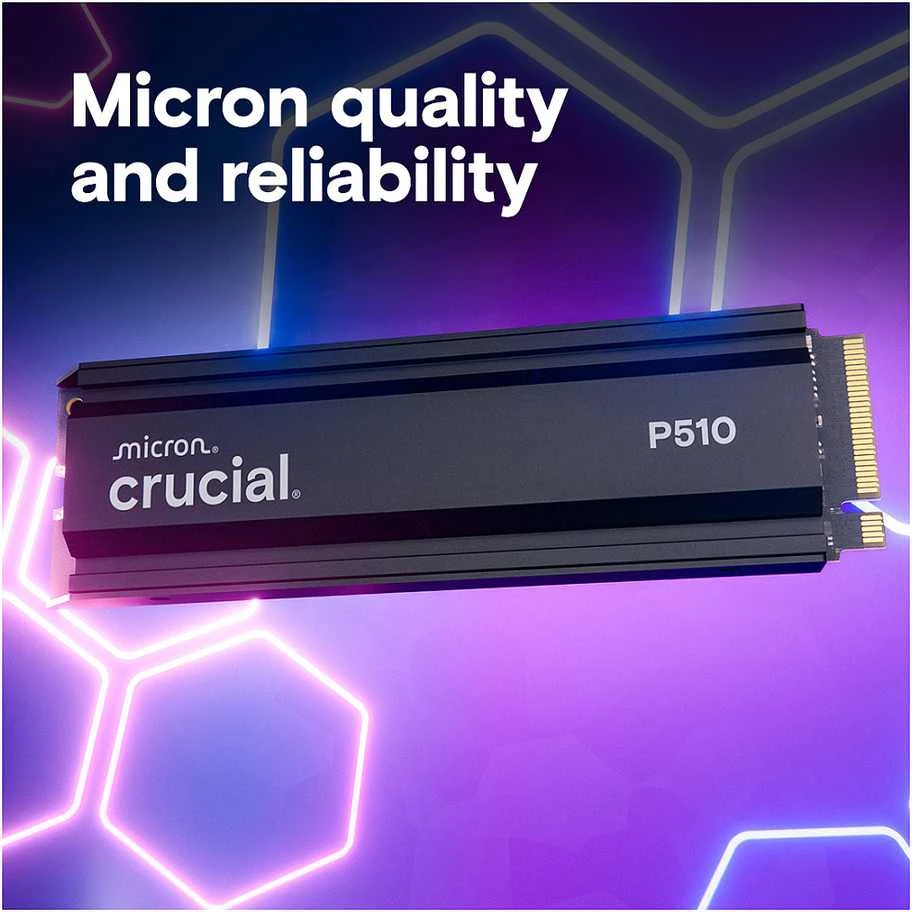 „Crucial P510 M.2 PCIe 5.0 NVMe 1 TB“ aušintuvas