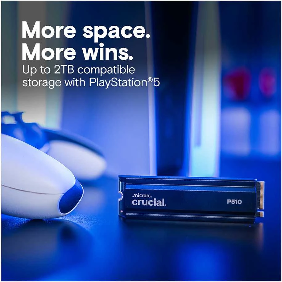 „Crucial P510 M.2 PCIe 5.0 NVMe 2TB“ aušintuvas