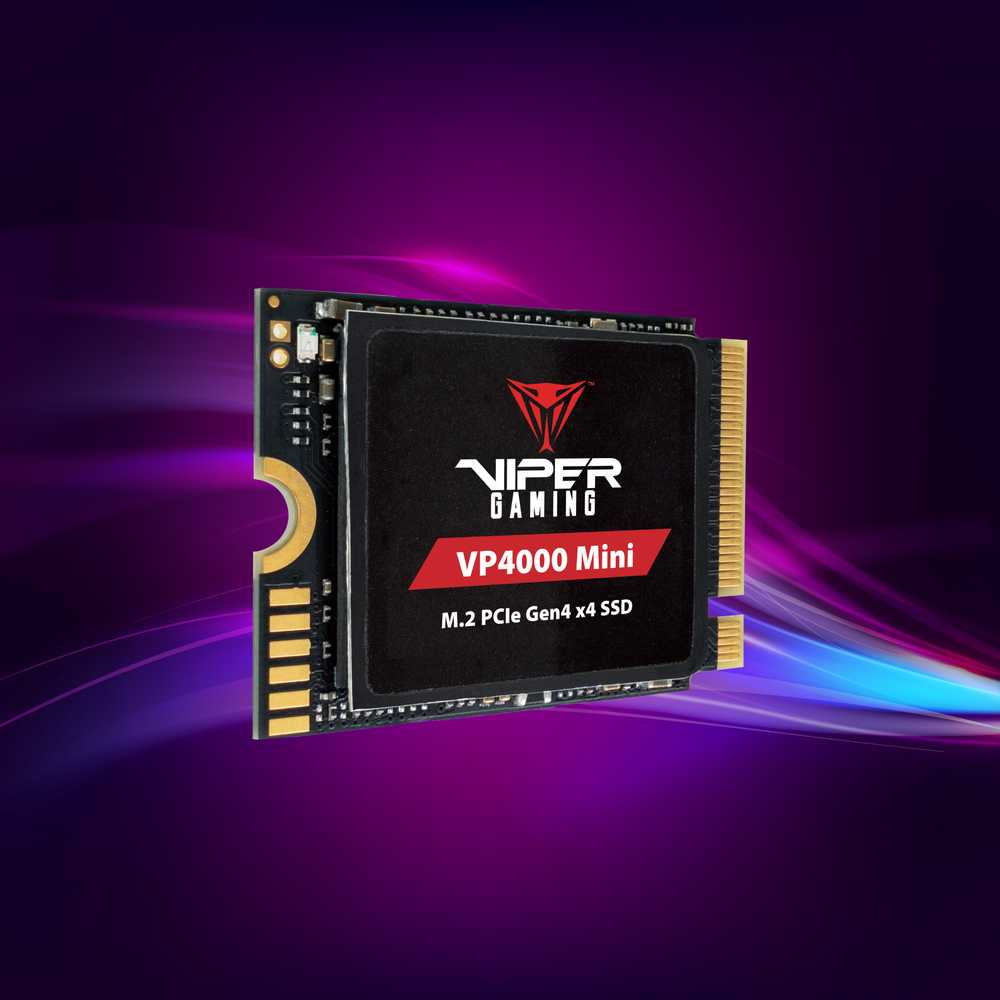 Kietasis diskas Patriot VP4000 Mini 2TB M.2 2230 PCI-E x4 Gen4 NVMe SSD (VP4000M2TBM23)