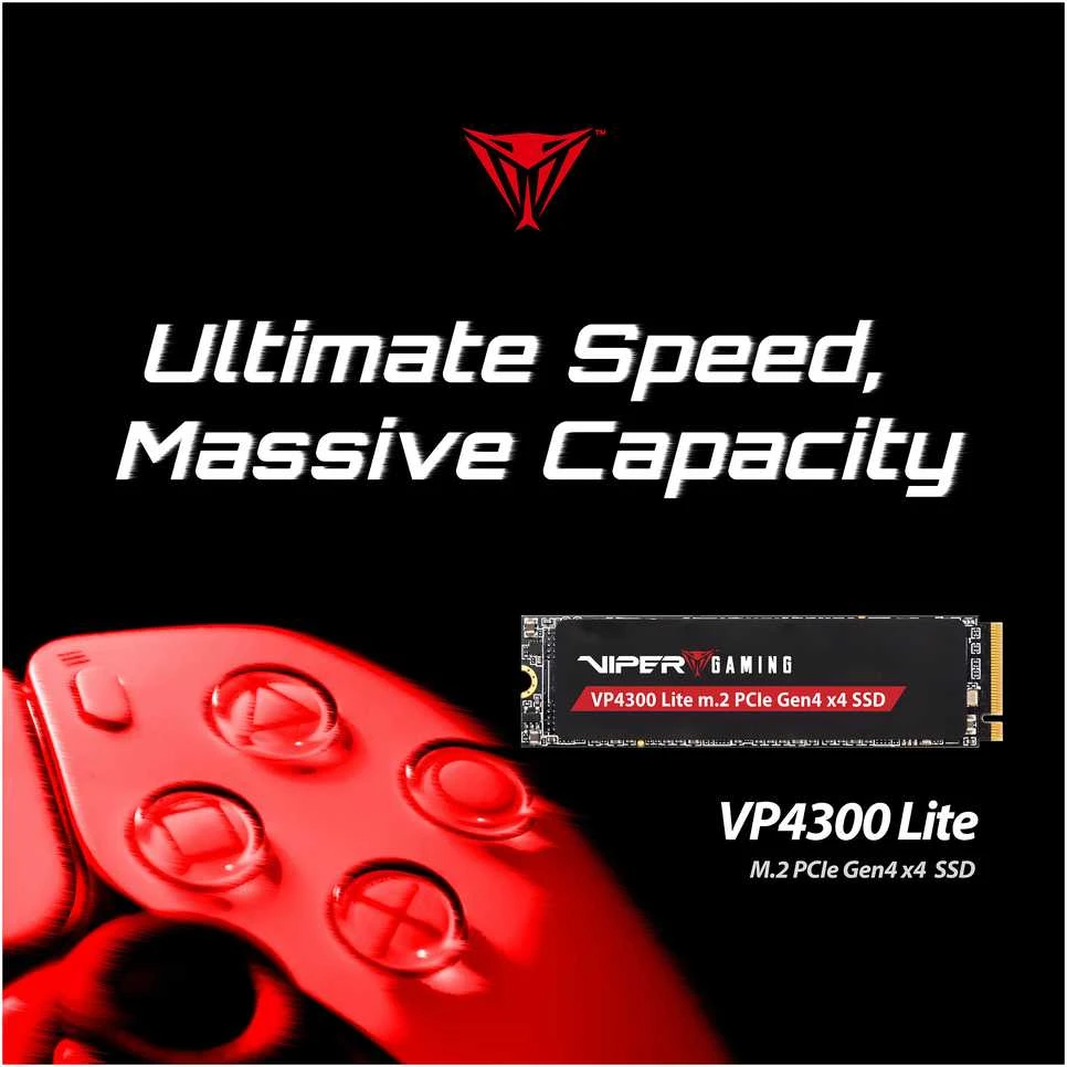 PATRIOT Viper VP4300 Lite 1TB M.2 2280 PCIe Gen4 x4