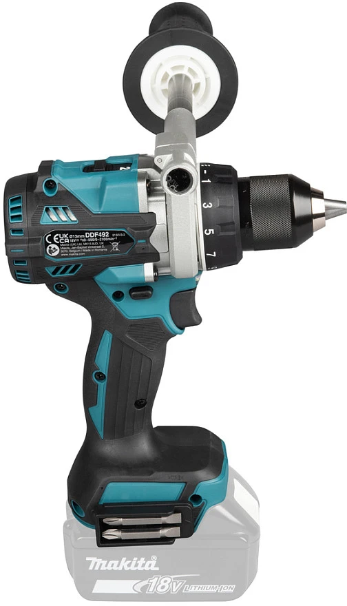 Makita DDF492Z Akumuliatorinis gręžtuvas 18V, BL-motor, Max 141 Nm, 130/65Nm, Be akumuliatorių ir kroviklio!