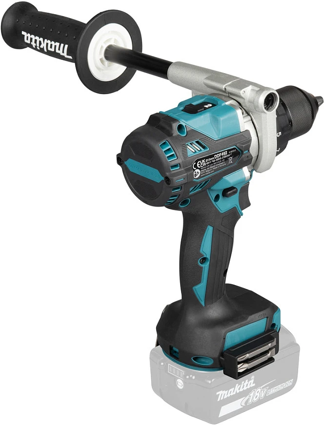 Makita DDF492Z Akumuliatorinis gręžtuvas 18V, BL-motor, Max 141 Nm, 130/65Nm, Be akumuliatorių ir kroviklio!
