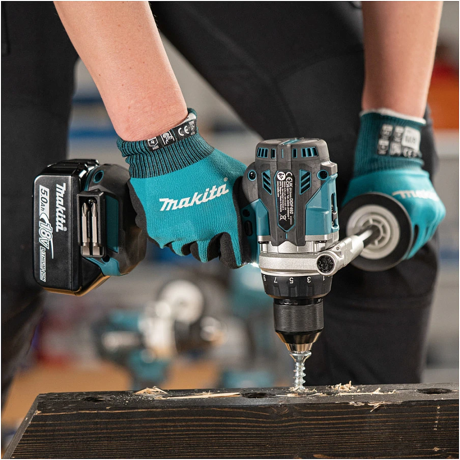 Makita DDF492Z Akumuliatorinis gręžtuvas 18V, BL-motor, Max 141 Nm, 130/65Nm, Be akumuliatorių ir kroviklio!