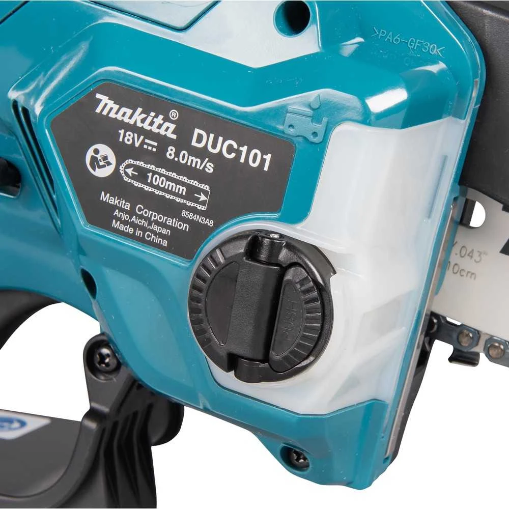 Grandininis pjūklas Makita DUC101Z Cordless prunning saw, 18V 100mm, be akumuliatoriaus ir kroviklio