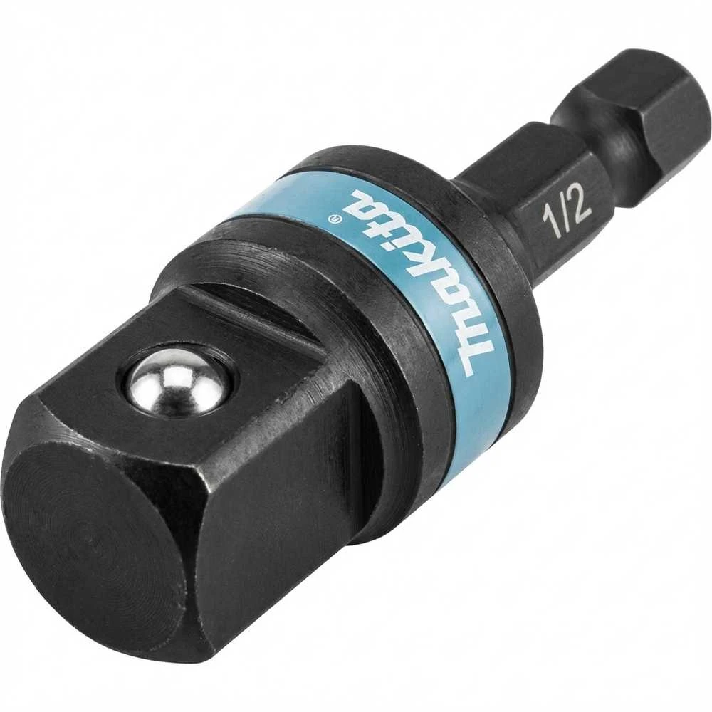 Makita Adapteris 1/4"-1/2" x 50MM smūginiams suktuvams IMPACT Juodas B-66874