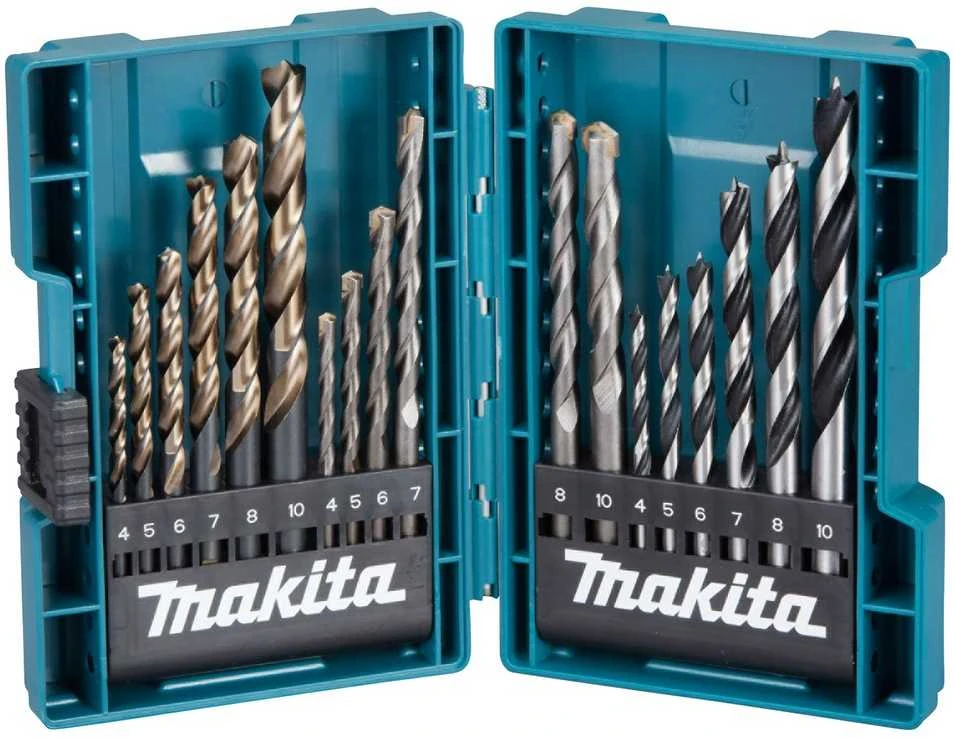 Grąžtas Makita gręžtuvas Makita grąžtų rinkinys 18vnt B-49432