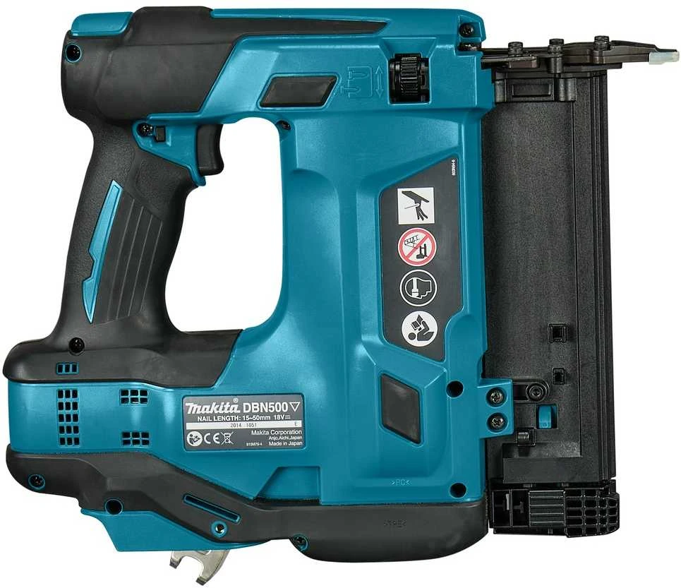 Makita DBN500ZJ Akumuliatorinis smeigiakalis 18V, 18Ga (1,2mm), 15-50mm, be akumuliatorių ir kroviklio! , MAKPACK