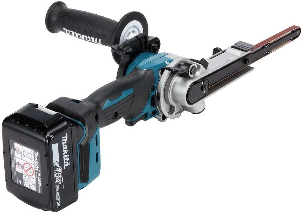 Makita DBS180Z Akumuliatorinis juostinis šlifuoklis, 18V, BL-motor, 9 x 533 mm, 1,8kg, Be akumuliatorių ir kroviklio!