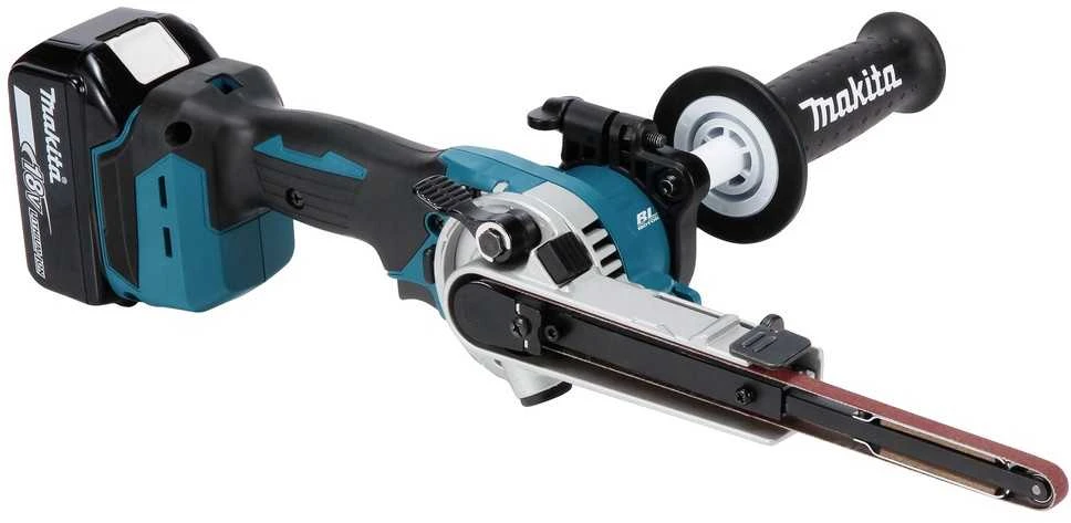 Makita DBS180Z Akumuliatorinis juostinis šlifuoklis, 18V, BL-motor, 9 x 533 mm, 1,8kg, Be akumuliatorių ir kroviklio!