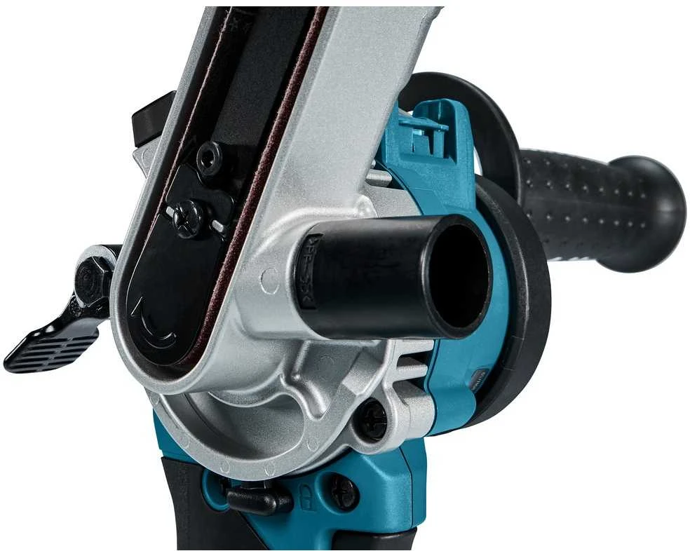 Makita DBS180Z Akumuliatorinis juostinis šlifuoklis, 18V, BL-motor, 9 x 533 mm, 1,8kg, Be akumuliatorių ir kroviklio!