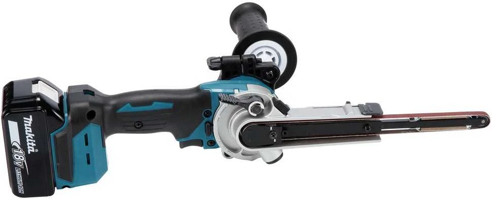 Makita DBS180Z Akumuliatorinis juostinis šlifuoklis, 18V, BL-motor, 9 x 533 mm, 1,8kg, Be akumuliatorių ir kroviklio!