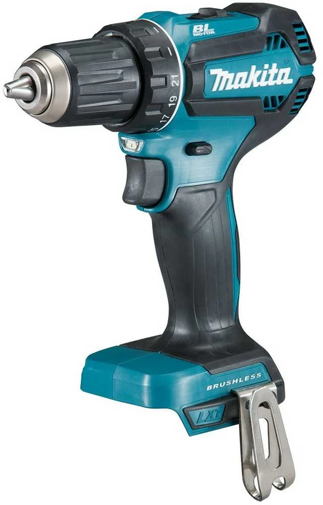 Makita DDF485Z Akumuliatorinis gręžtuvas, 18 V, 50/25 Nm, 1,7kg, LED, BL-motor, Be akumuliatorių ir kroviklio!