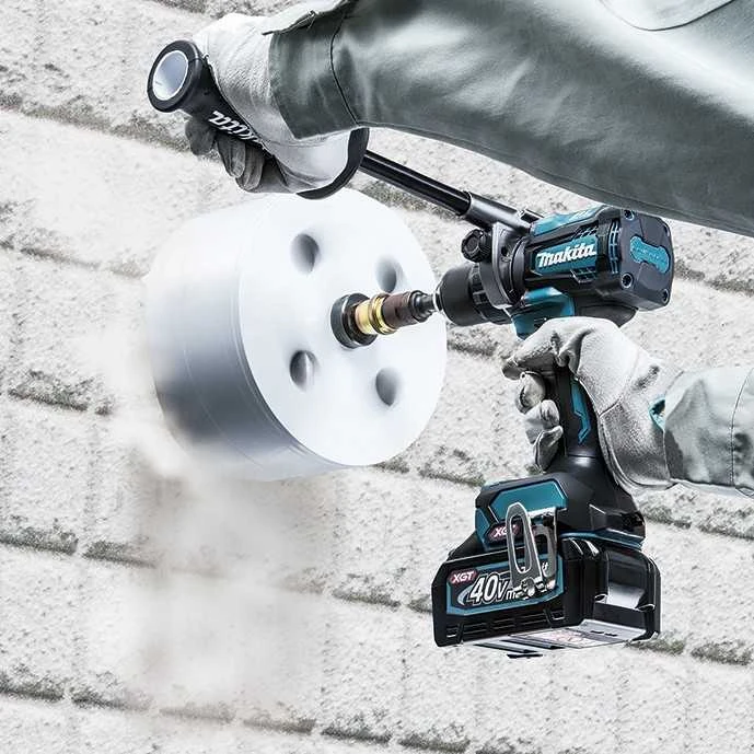Makita DF001GZ Akumuliatorinis gręžtuvas-suktuvas XGT, 140/68Nm, bešepetėlinis variklis, 13mm metalinis griebtuvas, "Z" versija - komplektuojamas be akumuliatoriaus ir kroviklio