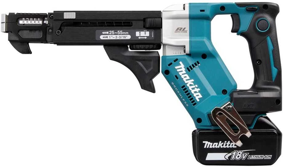 Makita DFR551Z Akumuliatorinis suktuvas, 18 V, BL-motor, 6.000 min-1, 25-55mm, Be akumuliatorių ir kroviklio!
