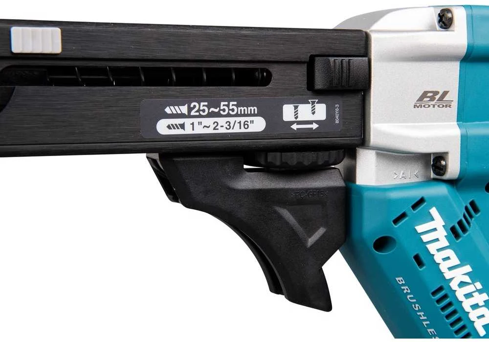 Makita DFR551Z Akumuliatorinis suktuvas, 18 V, BL-motor, 6.000 min-1, 25-55mm, Be akumuliatorių ir kroviklio!