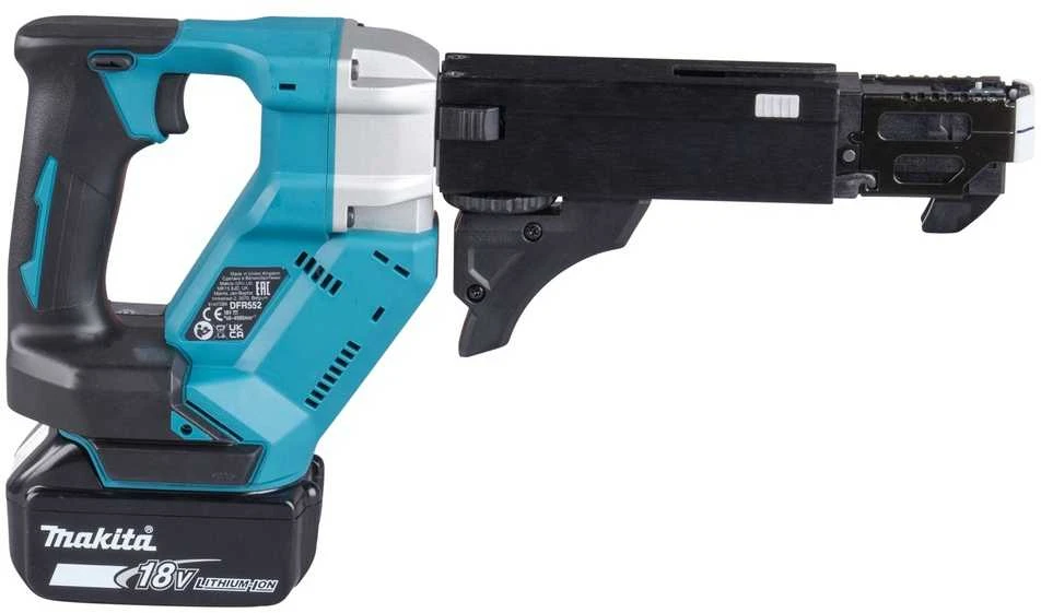 Makita DFR552Z Akumuliatorinis suktuvas, 18 V, BL-motor, 4500 min-1, 25-55mm, Be akumuliatorių ir kroviklio!