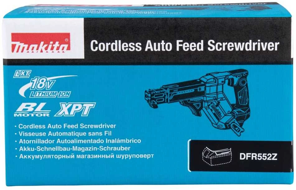 Makita DFR552Z Akumuliatorinis suktuvas, 18 V, BL-motor, 4500 min-1, 25-55mm, Be akumuliatorių ir kroviklio!