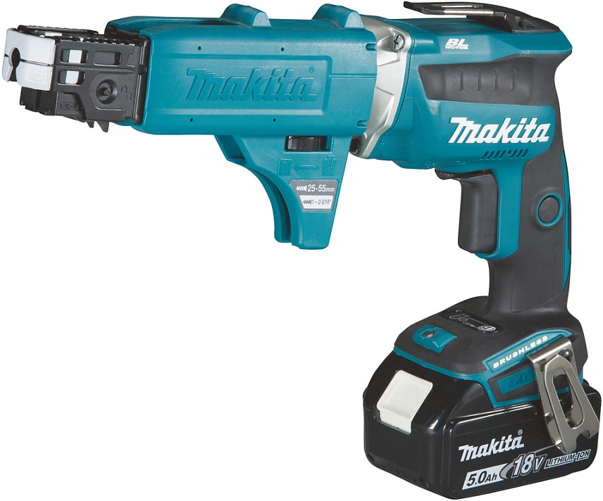Irwin Makita DFS452TJX2 Akumuliatorinis suktuvas, 18 V, 2X5,0 Ah Li-ion, 4.000 min-1, 25-55mm