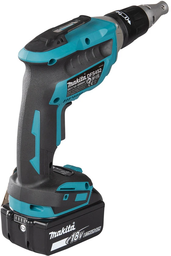 Irwin Makita DFS452TJX2 Akumuliatorinis suktuvas, 18 V, 2X5,0 Ah Li-ion, 4.000 min-1, 25-55mm