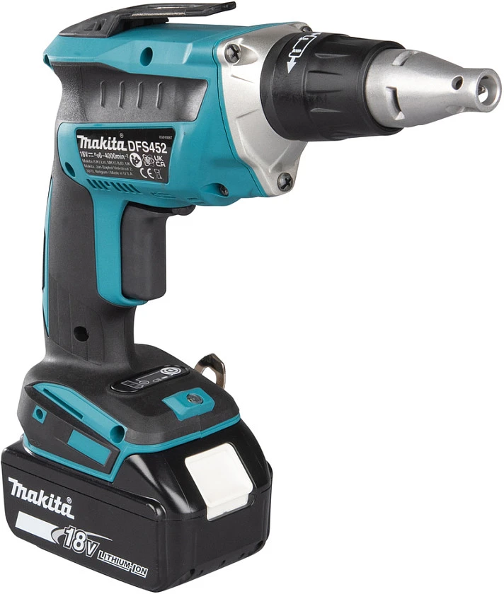 Irwin Makita DFS452TJX2 Akumuliatorinis suktuvas, 18 V, 2X5,0 Ah Li-ion, 4.000 min-1, 25-55mm