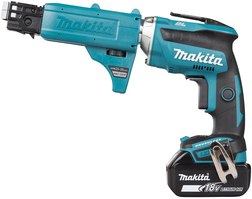 Irwin Makita DFS452TJX2 Akumuliatorinis suktuvas, 18 V, 2X5,0 Ah Li-ion, 4.000 min-1, 25-55mm