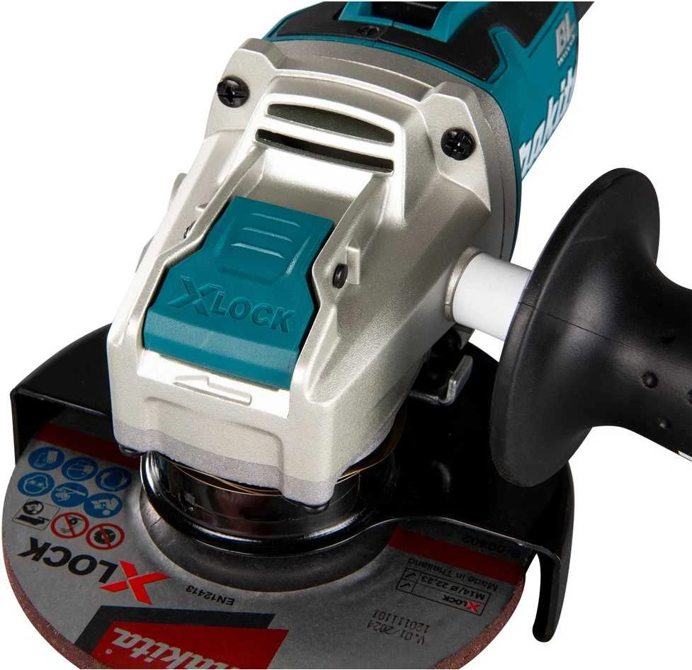 Makita DGA521ZX1 Akumuliatorinis kampinis šlifuoklis 18V, ø125mm, X-LOCK, 8500min-1, BL-motor, be akumuliatorių ir kroviklio!