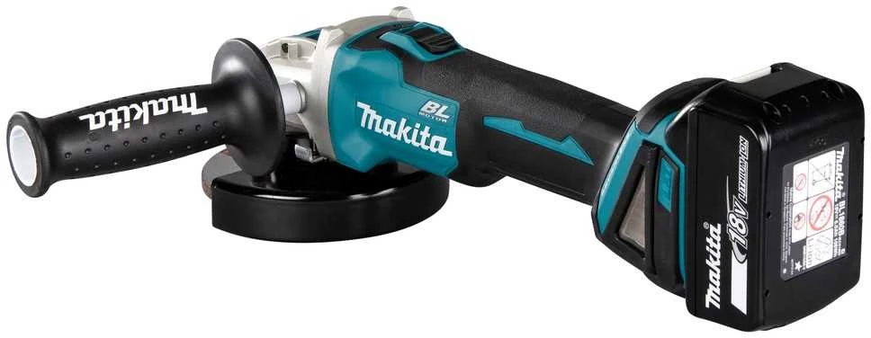 Makita DGA521ZX1 Akumuliatorinis kampinis šlifuoklis 18V, ø125mm, X-LOCK, 8500min-1, BL-motor, be akumuliatorių ir kroviklio!