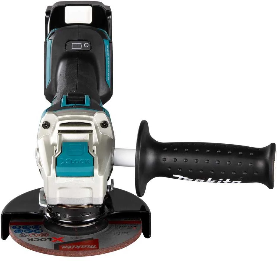 Makita DGA521ZX1 Akumuliatorinis kampinis šlifuoklis 18V, ø125mm, X-LOCK, 8500min-1, BL-motor, be akumuliatorių ir kroviklio!
