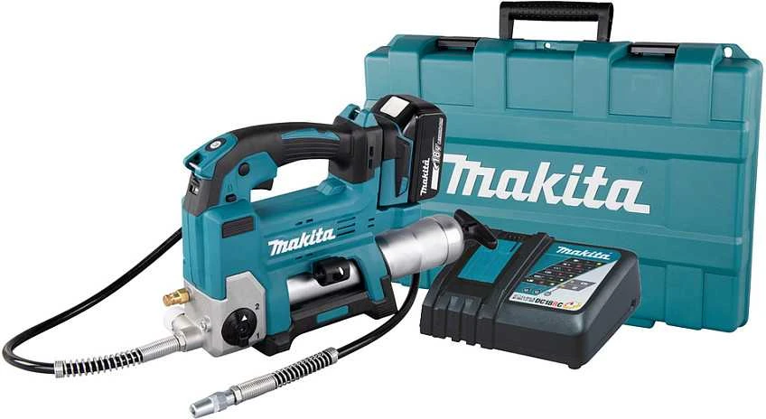 Makita DGP180Z Akumuliatorinis tepimo švirkštas, 18V, 690 bar, 430 ml, Be akumuliatorių ir kroviklio!