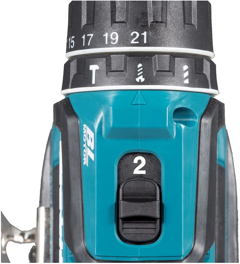 Makita DHP485Z Akumuliatorinis smūginis gręžtuvas, 18 V, 50/25 Nm, 1,7kg, LED, BL-motor, Be akumuliatorių ir kroviklio!