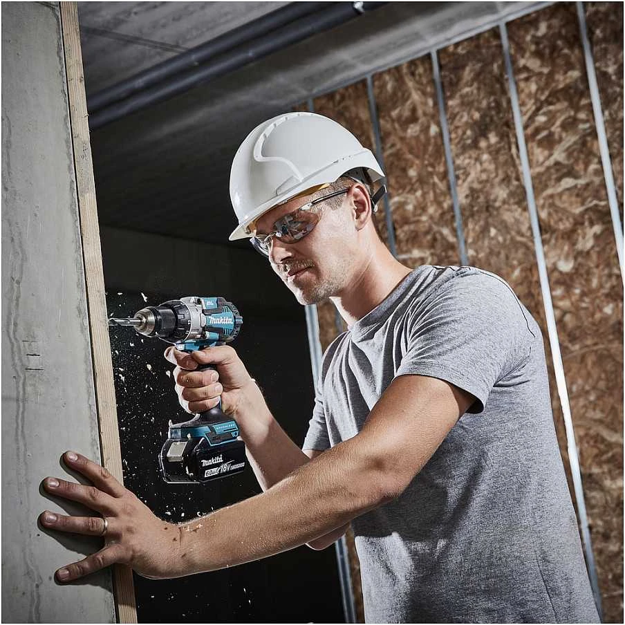MAKITA SMŪGINIS SUKTUVAS-GRĘŽTUVAS 18V DHP489RTJ 73/40Nm 2×5,0Ah