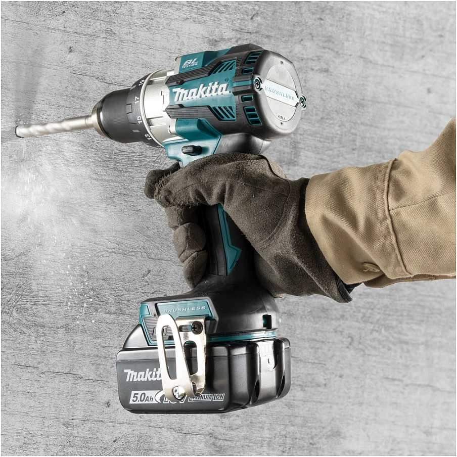 MAKITA SMŪGINIS SUKTUVAS-GRĘŽTUVAS 18V DHP489RTJ 73/40Nm 2×5,0Ah