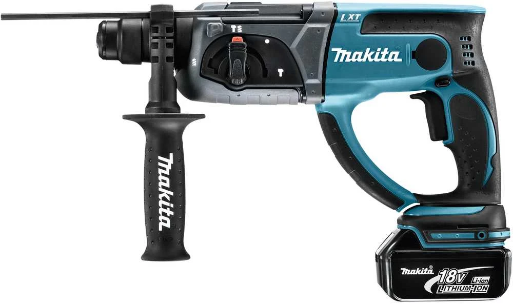 Makita DHR202RTJ Akumuliatorius perforatorius, 18 V, 2x 5,0 Ah Li-ion, SDS-PLUS, 1,9J, LED, MAKPACK