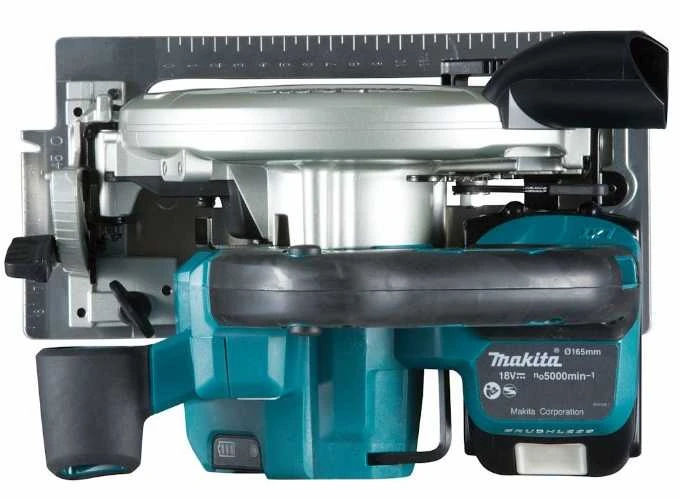 Makita DHS661ZU Akumuliatorinis diskinis pjūklas, 18 V, 57 mm, ø165x20, AWS, BL MOTOR, Be akumuliatorių ir kroviklio!