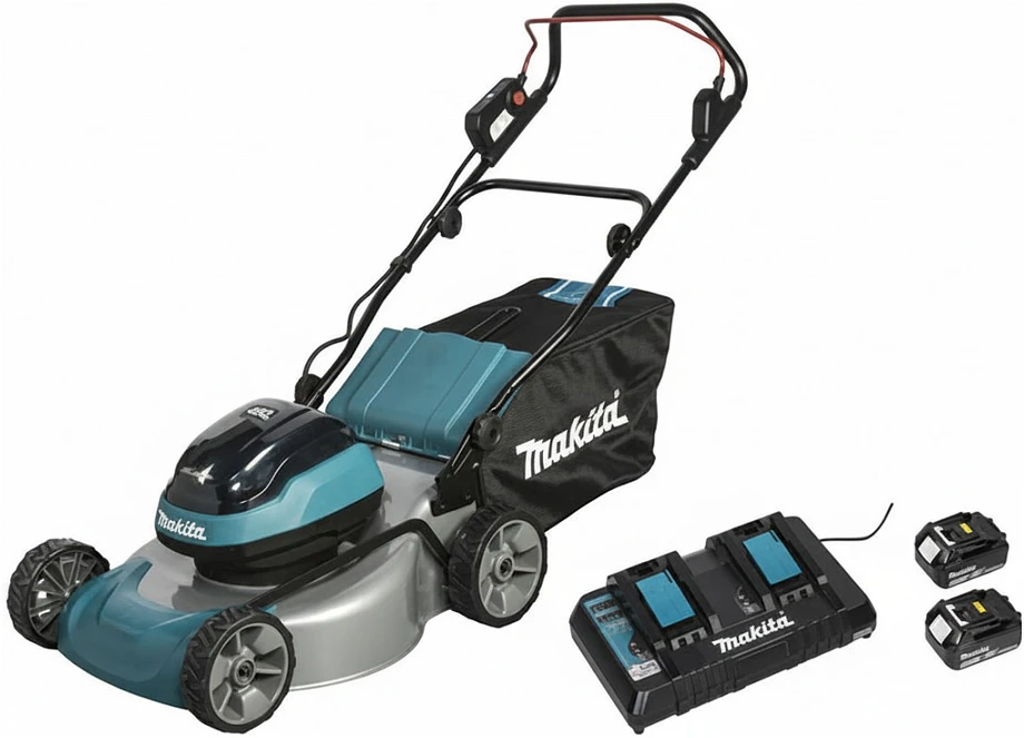 MAKITA KOSIARKA 18Vx2 DLM466PT2 46cm 2x5,0Ah