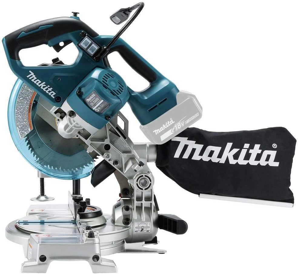 Makita DLS600Z Akumuliatorinis staklės 18 V, 165 mm, 46x92, Be akumuliatorių ir kroviklio!