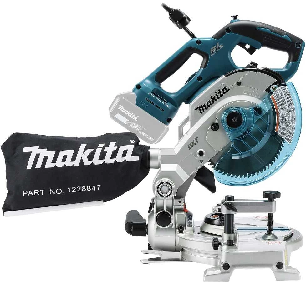 Makita DLS600Z Akumuliatorinis staklės 18 V, 165 mm, 46x92, Be akumuliatorių ir kroviklio!