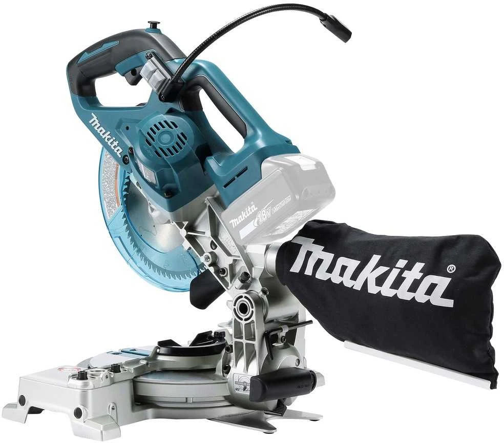 Makita DLS600Z Akumuliatorinis staklės 18 V, 165 mm, 46x92, Be akumuliatorių ir kroviklio!