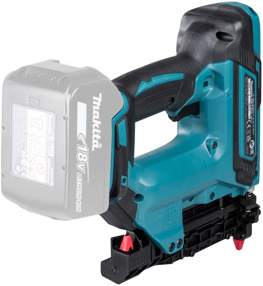 Makita DPT353Z Akumuliatorinis viniakalis 18V Li-Ion; 23 GA; 15/18/25/30/35mm; Be akumuliatorių ir kroviklio!