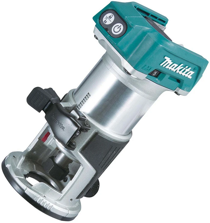Akumuliatorinė freza Makita DRT50Z, 6-8mm, be akumuliatoriaus ir kroviklio