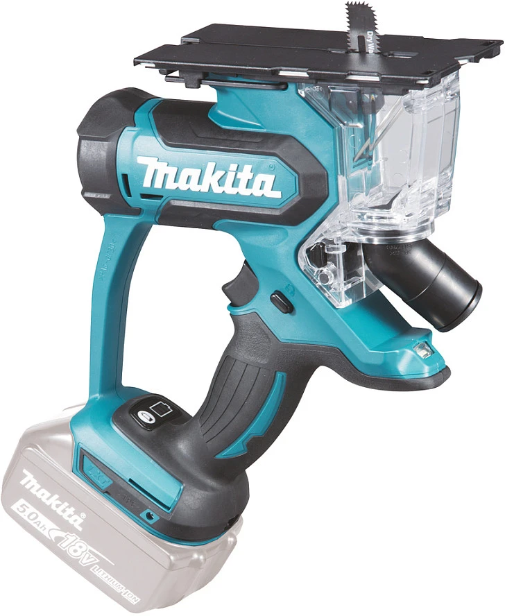 Makita DSD180Z Akumuliatorinis gipso kartono plokščių pjūklas 18V Li-ion Be akumuliatorių ir kroviklio