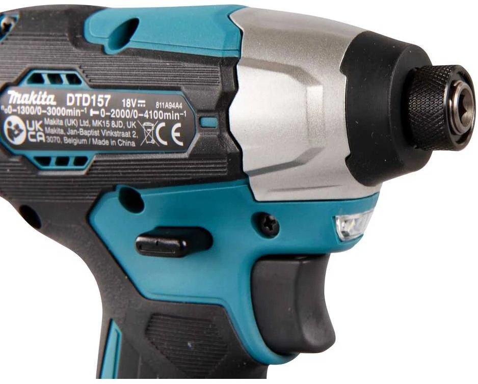 Makita DTD157Z Akumuliatorinis smūginis suktuvas, be akumuliatorių ir kroviklio