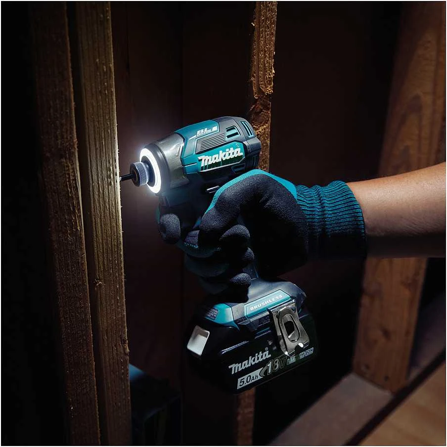 akumuliatorinė wkrętarka smūginis 18V Makita [DTD173RTJ] 2x5,0Ah, LXT