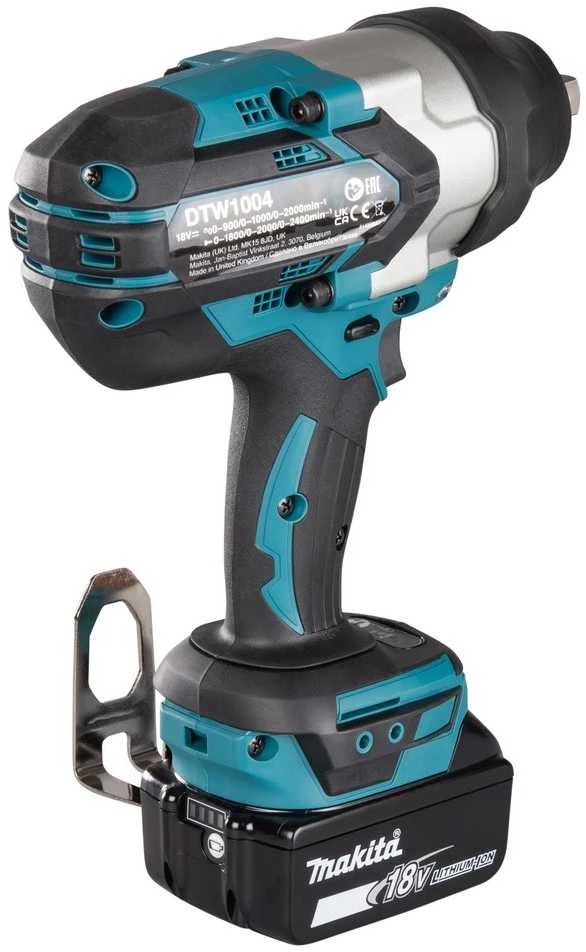 Makita DTW1004Z Akumuliatorinis smūginis veržliasukis 18V, 1050 Nm, LED, 1/2" (PIN SHANK), Be akumuliatorių ir kroviklio!