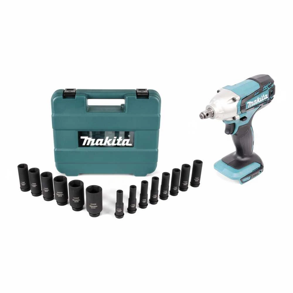 Makita DTW190Z Akumuliatorinis smūginis veržliasukis 18V, 190 Nm, LED 1/2", Be akumuliatorių ir kroviklio!