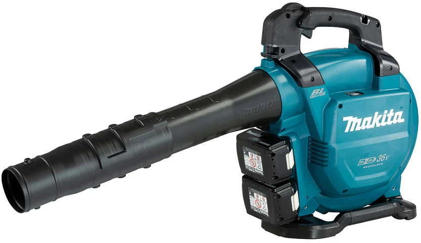 MAKITA Akumuliatorinis lapų pūstuvas-siurblys 2x18V DUB363PT2V 2x5,0Ah
